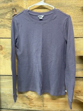 Eddie Bauer Long Sleeve Thermal Top - Purple